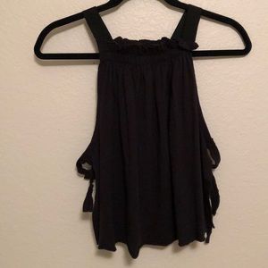 UO Tori High Neck Babydoll Top